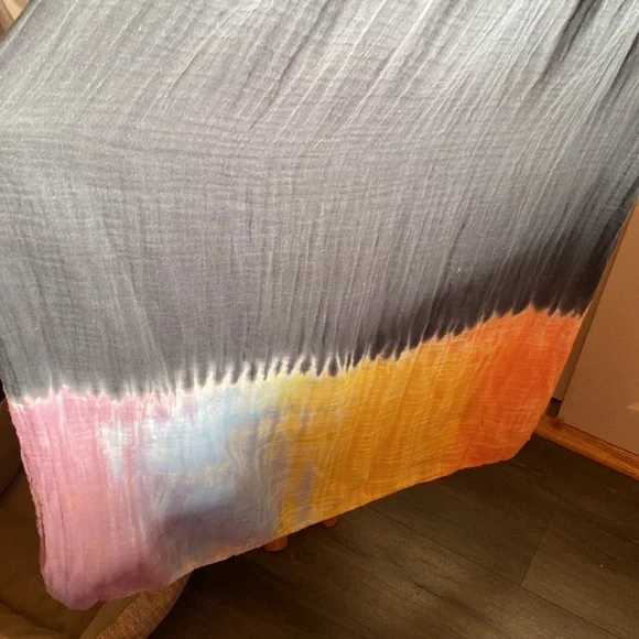 Michael Stars NWT Naomi Sleeveless Drawstring Neckline 100% cotton Maxi Dress XS - Picture 11 of 17